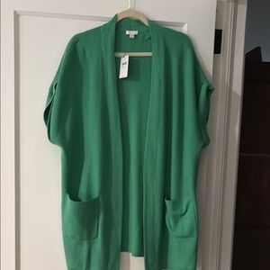 J. Jill Vibrant Green Women's Cardigan